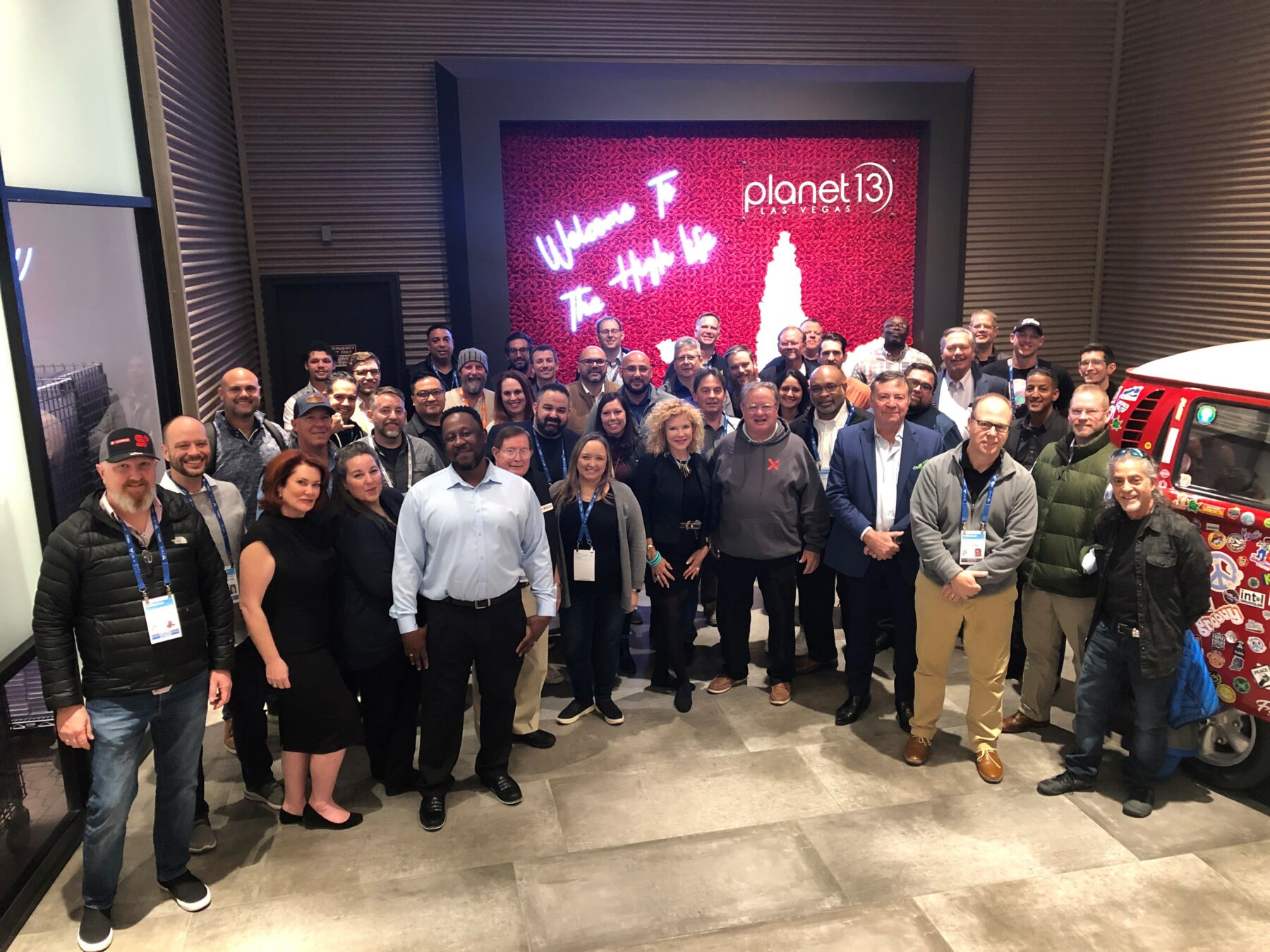 MJBiz 2022 group at Planet 13